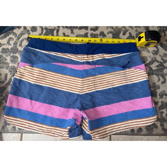 Patagonia women’s striped board shorts size 12 - Picture 2 of 5